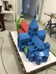 Abbaye de Saint Benoît sur Loire IMPRESSION 3D / PEINTURE
